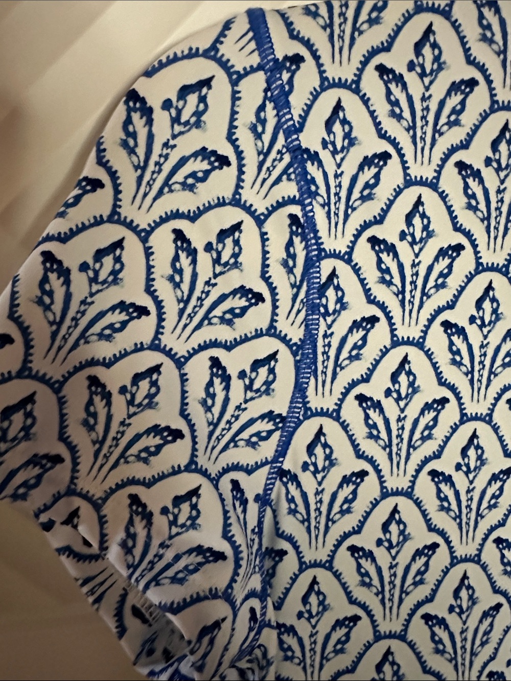 Cabana Life Blue and White Printed Mini Dress - Picture 3 of 9